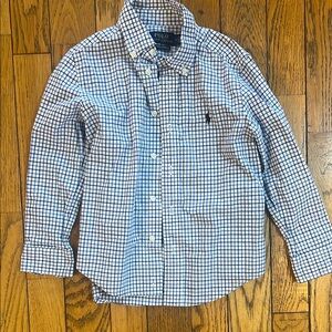Polo by Ralph Lauren Blue Checkered Button Down Shirt